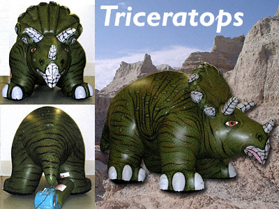 Inflatable Triceratops