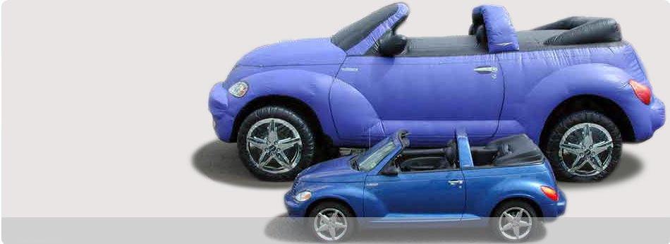 Giant inflatable PT Cruiser Car - Make A Big Impact With Inflatables