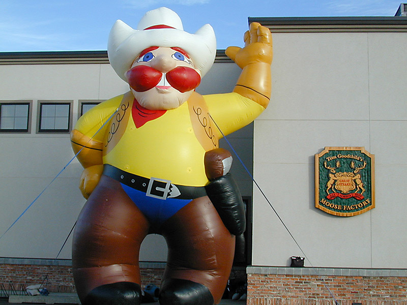 Custom inflatable character