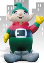 Custom inflatable character