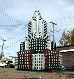 Inflatable Replica building
