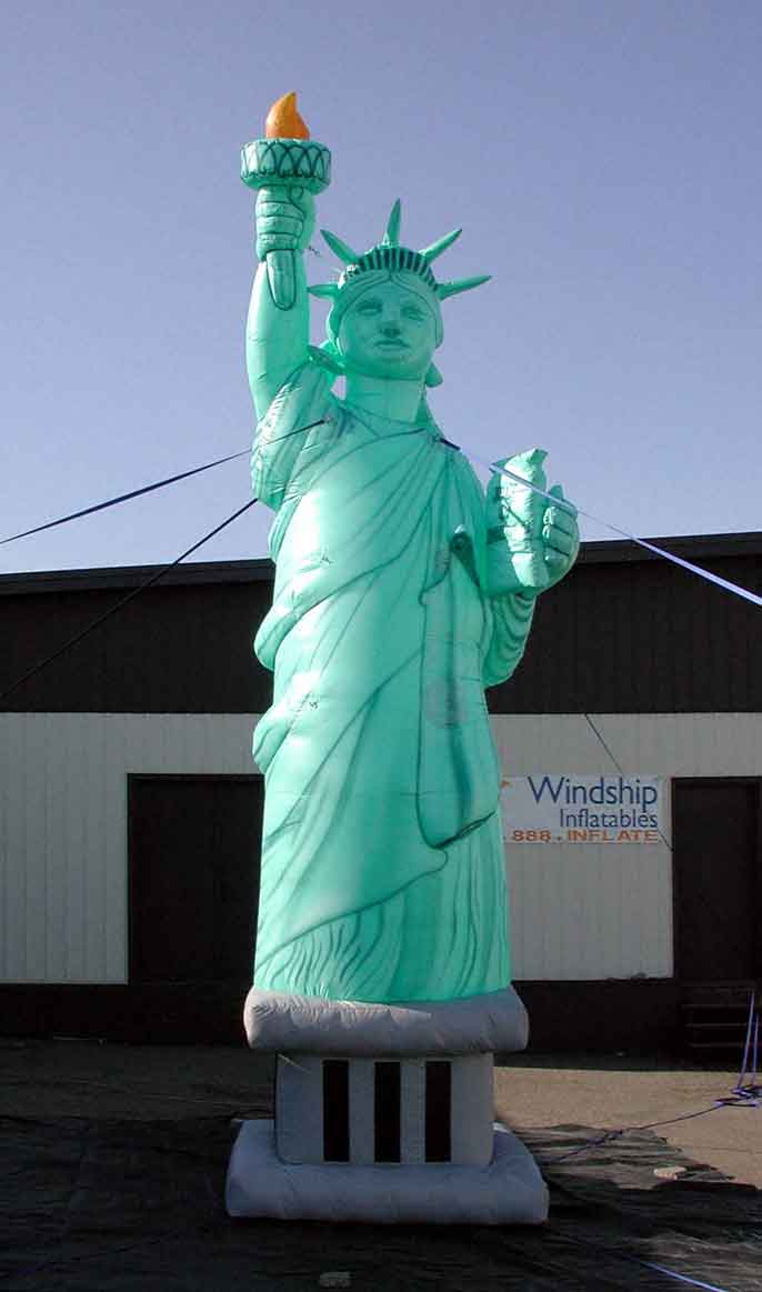 Inflatable Replica Statue of Liberty