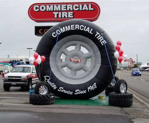 Inflatable Replica of giant tire
